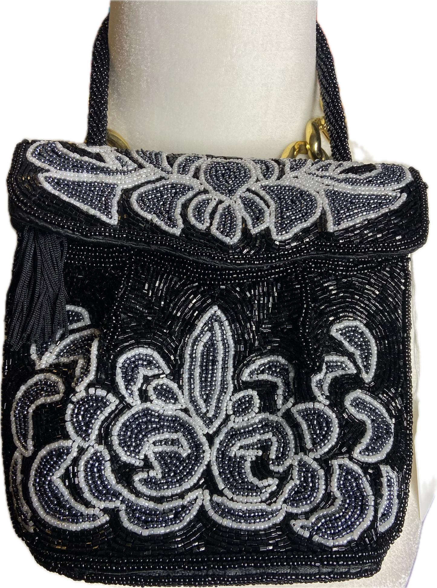 New structured beaded Evening bag
