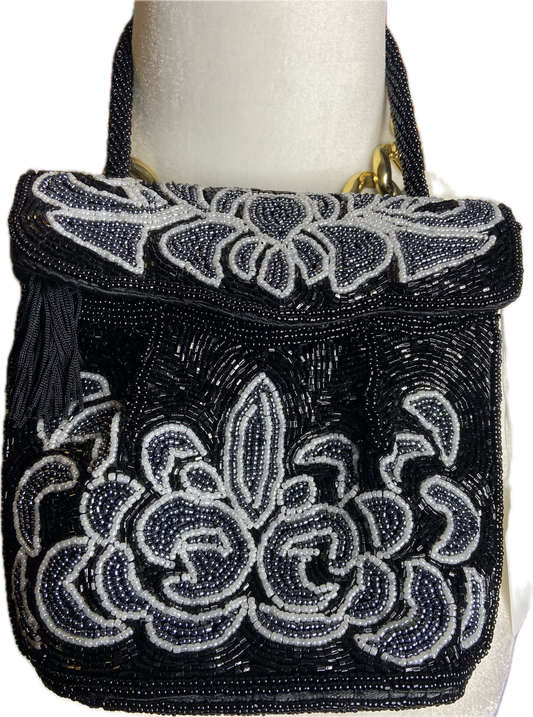 New structured beaded Evening bag